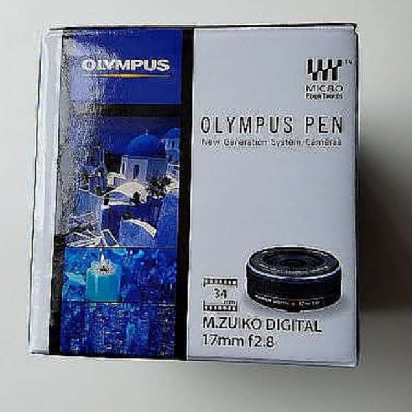 Olympus 17mm F2.8 pen cake len 99.99% new