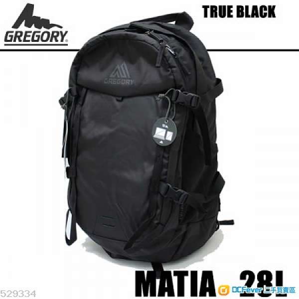 100% 全新 Gregory Matia 28L 背包 backpack (黑色)