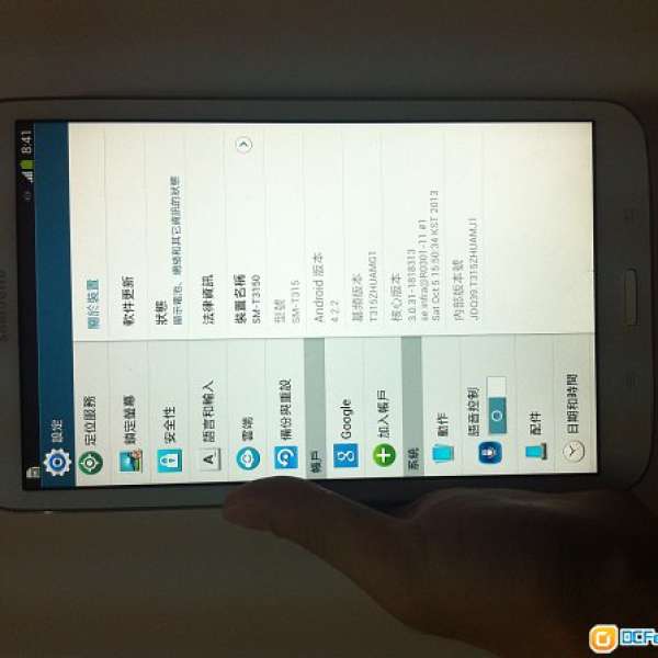 Samsung Galaxy Tab 3 8.0 lte 4g有電話功能T315白色 行貨 超新可換ipad／紅米