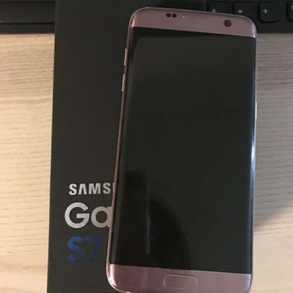 95% New Galaxy S7 edge Pink with extended warranty