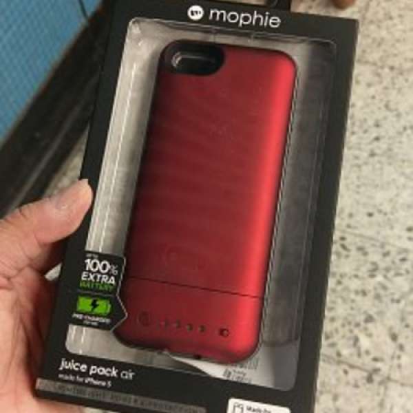 Mophine juicy pack air 充電機殼合 iPhone 5、5S、SE 用