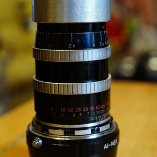 P Angenieux 90mm 電影鏡 F2.5 Y12 (Nikon mount) 合 Sony Leica Fuji M43
