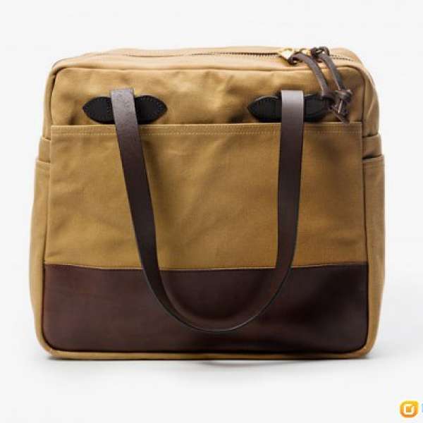 FILSON x HORWEEN TOTE WITH ZIPPER  (Horween Leather Limited Edition)