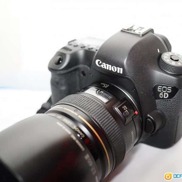 Canon EOS 6D 行貨過保 有盒 ＋ EF 85mm F1.8 USM (冇盒 有hood, 有鏡袋 )