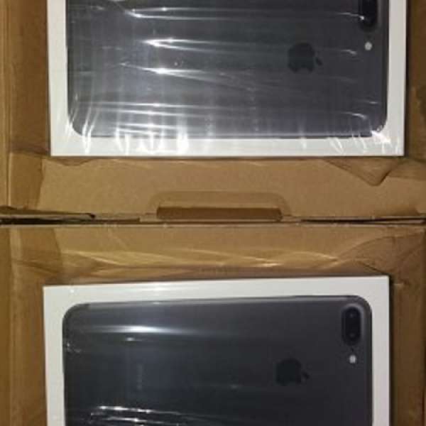 iPhone 7 plus 啞黑色 256GB, 連包裝盒, 總共兩部