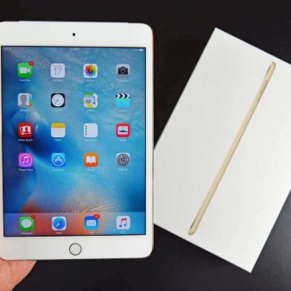 Apple  iPad mini 4 金色 16gb LTE 4g 行貨 保養到24-10-2016
