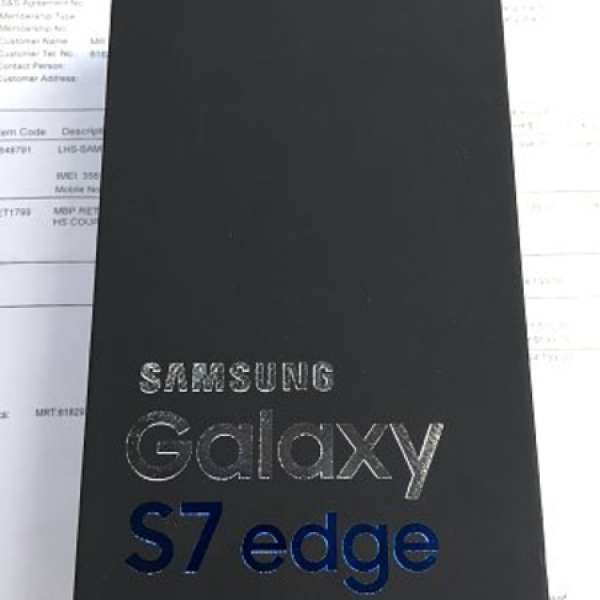 *未拆封*100%全新 Samsung Galaxy S7 Edge G9350 32GB 行貨藍色*跟CSL單據*行保至9...