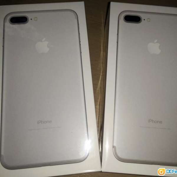 全新未開封 iPhone 7 + plus 128GB 銀色 白色 Sliver 至抵價 最後2部
