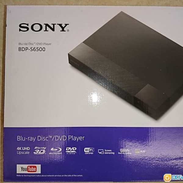 9成9新Sony藍光3D影碟機（支援4K升頻）BDP-S6500！