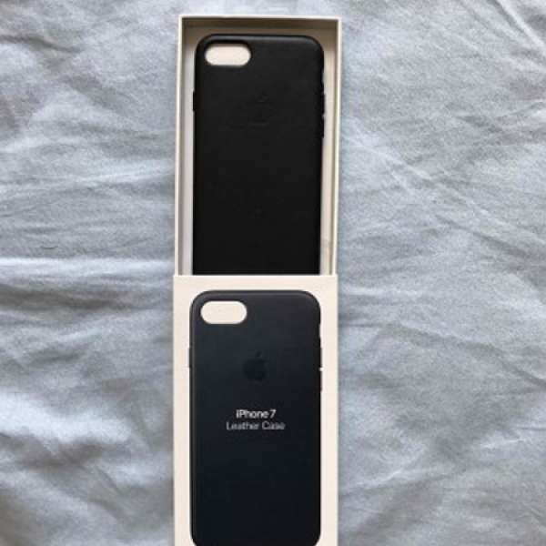 iPhone 7 皮革護殼 - 午夜藍色 九成新