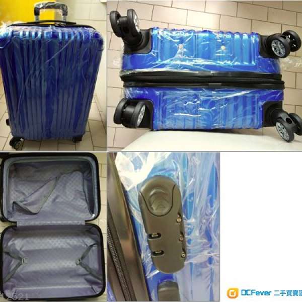 24吋 藍色 旅行喼/行李喼/旅行箱/行李箱/拖喼/手提箱 -- $280