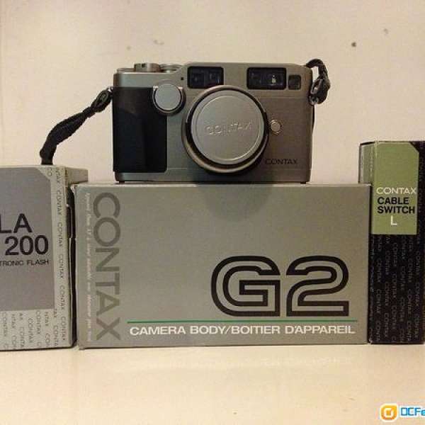 Contax G2 BODY ＋ TLA 200 Flash + Cable Switch