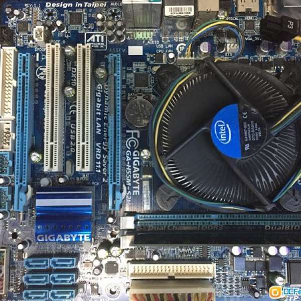 Gigabyte H55M-S2H socket1156 board only 90% new 100% working Perfect