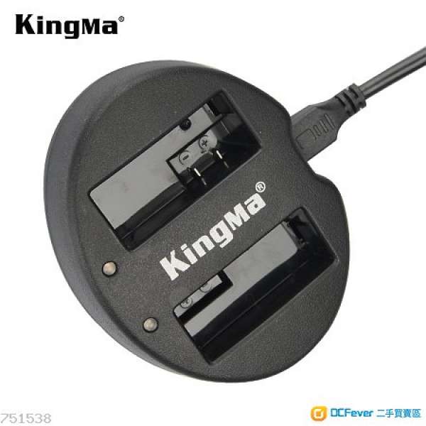 KINGMA LP-E17 USB雙充(FOR EOSM3 / 750D / 760D) 可接駁移動充電/ 插頭, 旅行出街...