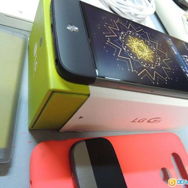 LG G5 with B&O hi-fi plus 3條線 3個CASE 1電 換 iphone 6s plus