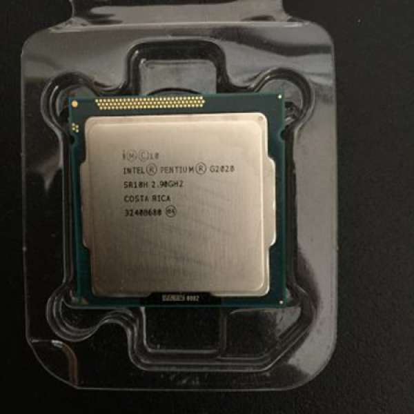 出售 Intel Pentium G2020  (2.9 GHz LGA1155) 沒有散熱器