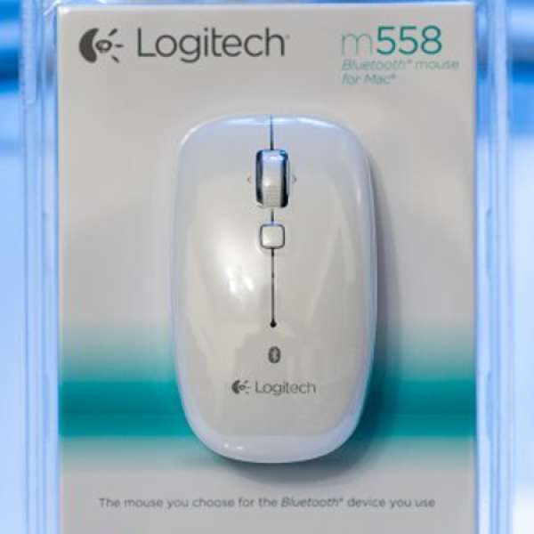 全新 Logitech m558 無線藍牙滑鼠 (白色)