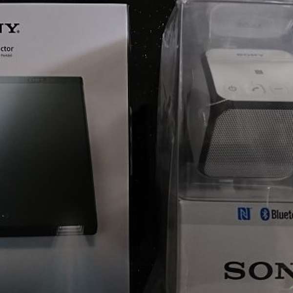 九成新Sony投影機MP-CL1+全新藍牙迷你喇叭！