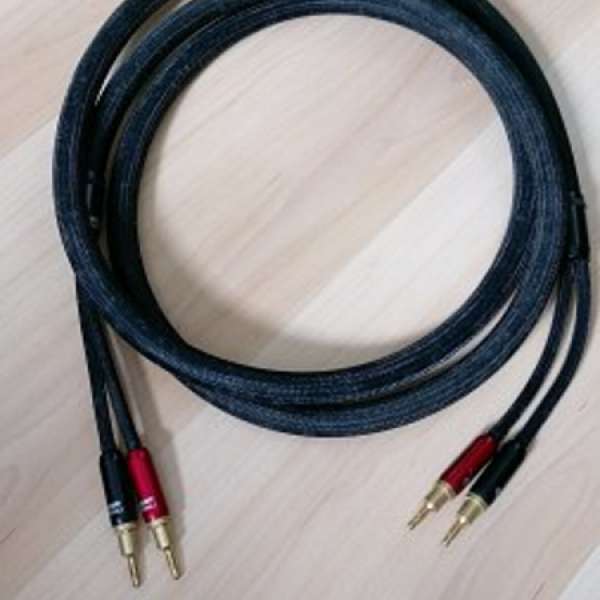 90%新 秋葉原 LB-5108 發燒級單晶銅加粗喇叭線 Speaker Cables