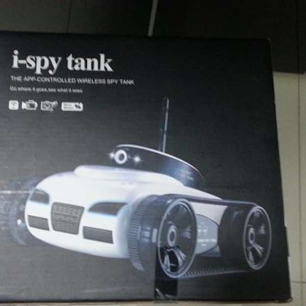 i-spy tank (wifi 遙控 拍攝 車) android iphone 皆可 (99%new)