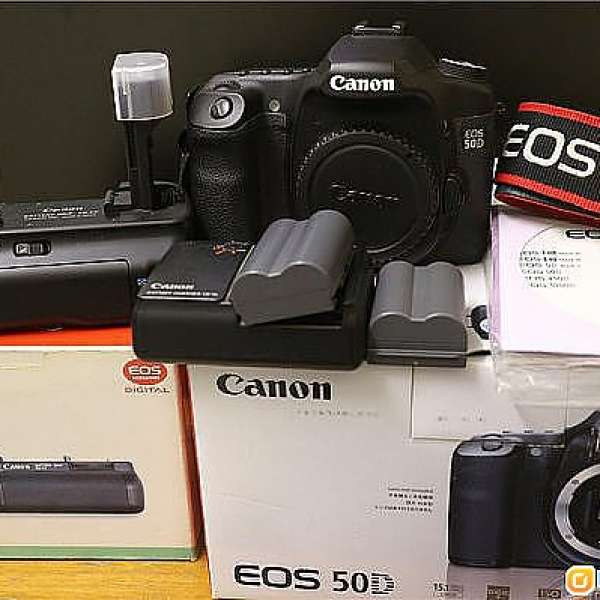 Canon EOS 50D & BG-E2N + YONGNUO MC36N 電子快門線