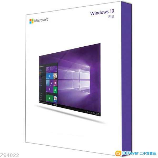 全新盒裝 Windows 10 Professional (內附 USB)
