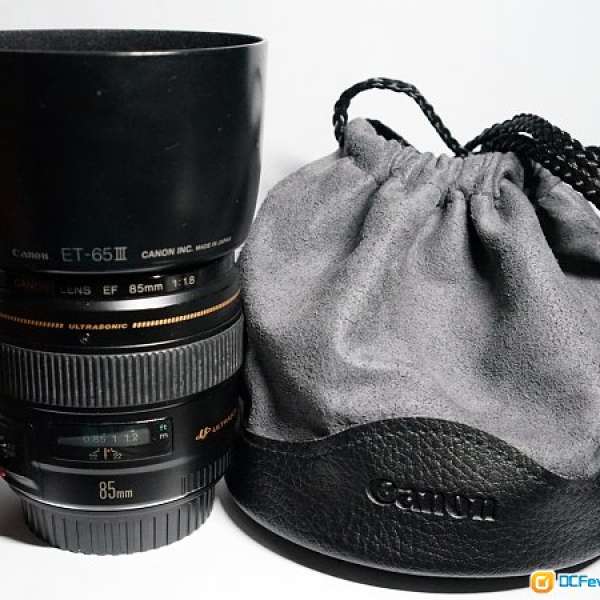 Canon EF 85mm f/1.8 USM 80% New