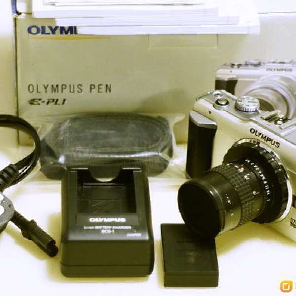 Olympus EPL1 with cosmicar 50mm f1.8 manual TV lens.--注意内容