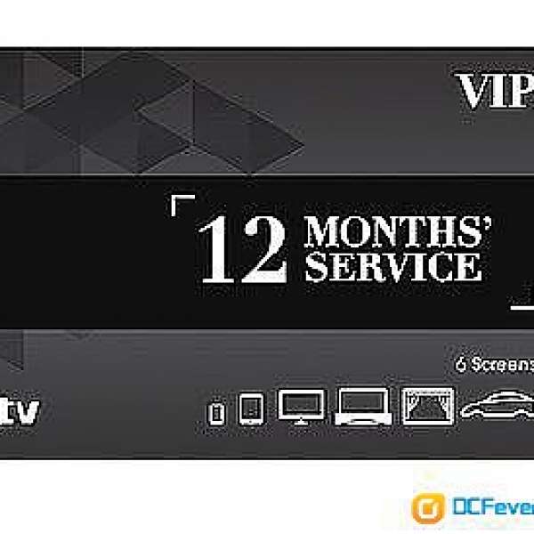 LeTV 樂視 一年 (12個月) VIP會影視籍卡