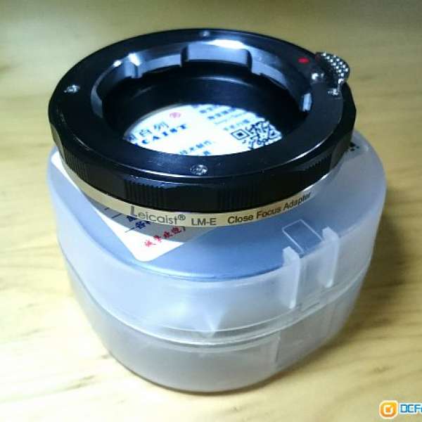 Leica M to Sony E mount (Nex 或 A7 用) Helicoid Adaptor 微距接環 銅制神力環