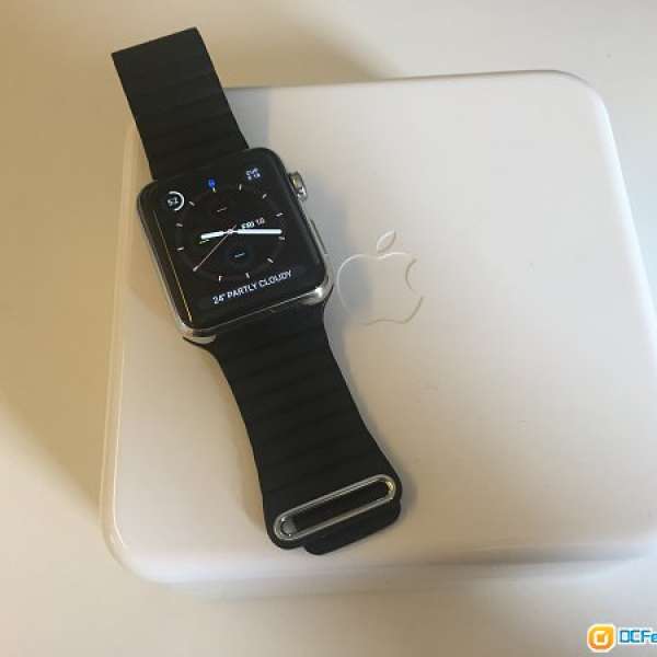 售 Apple Watch - 不鏽鋼錶殼 42 mm - Series 1 - 齊配件有保養