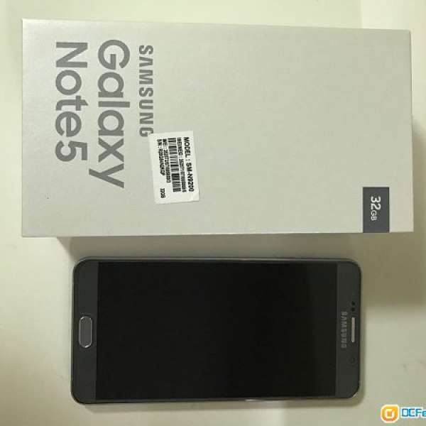 Samsung Galaxy Note 5 32G 銀灰色