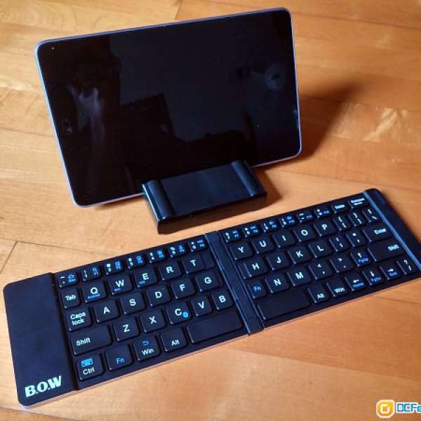 100%NEW 可摺 Bluetooth 藍芽 Keyboard 鍵盤 折疊無線藍牙鍵盤ipad平板電腦手機便攜...