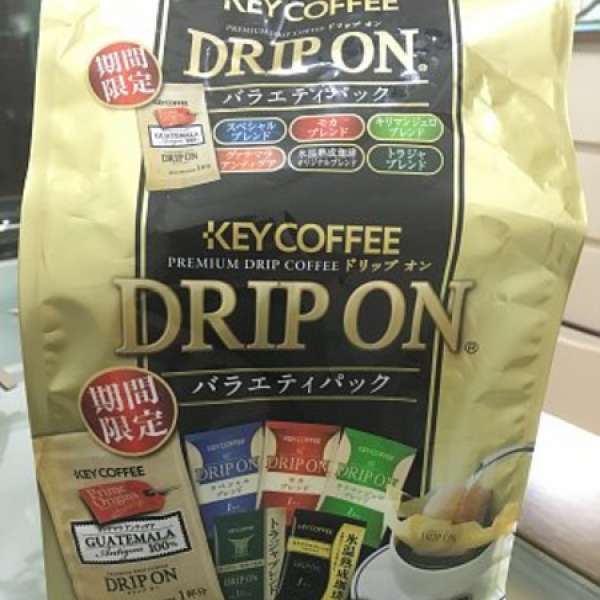 100% New 全新 日本品牌 Key Coffee Premium Drip Coffee 6種味