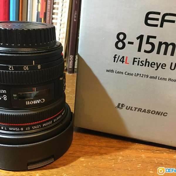 Canon EF 8-15mm f/4L fisheye USM