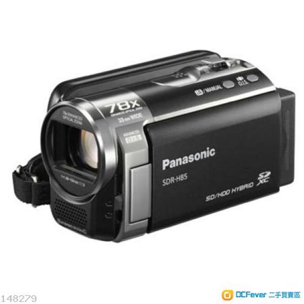 Panasonic SDR-H85K SD Camcorder (78X Zoom | 80GB HDD)