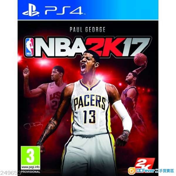 PS4 game 2k17 90%new