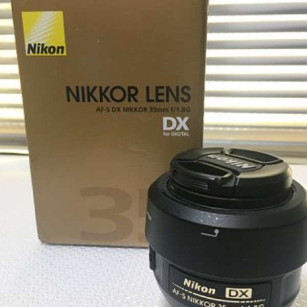 Nikon AS-S DX 35mm f 1.8G full set 90% new