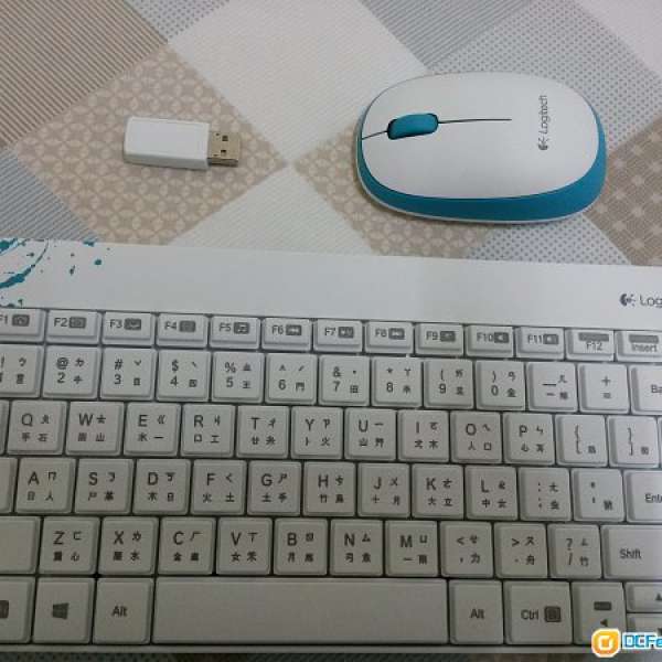 Logitech Wireless Combo MK240 White (Keyboard + Mouse)