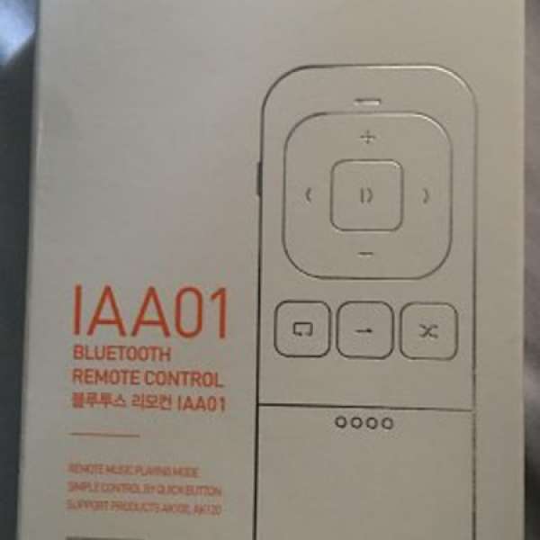 售 AK iriver IAA01 Bluetooth Remote Control 黑色 99%新