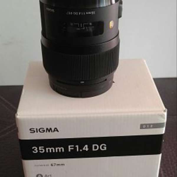 Sigma 35mm F1.4 Art(canon mount)