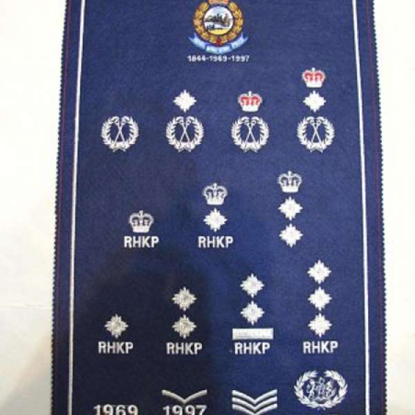 香港皇家警察(1997年前殖民時期)階級徽章