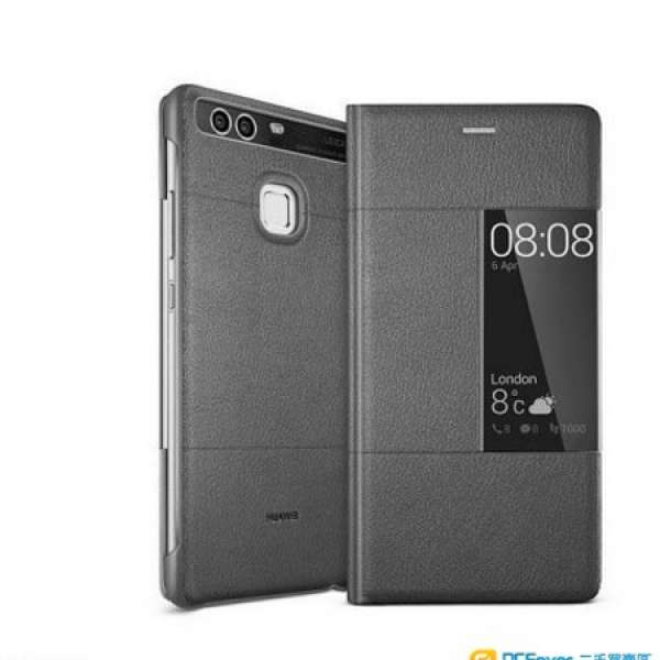 全新 原裝華為 Huawei P9黑色原裝揭蓋保護殼Smart View Flip Cover