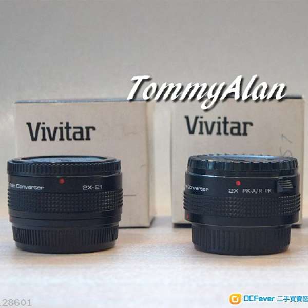 VIVITAR 2X Tele Converter 增距鏡 (for Pentax PK, Olympus OM)