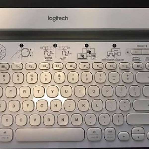 100% New LOGITECH Bluetooth 藍芽 多向性鍵盤 Multi-device keyboard k480 + 滑鼠 m