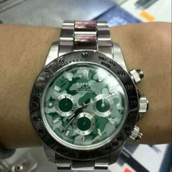 Bapex 迷彩面 Daytona 款95%新 1000000%real ape bape 迷彩 已停產