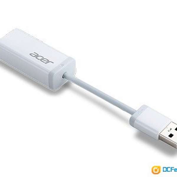 Acer USB to LAN (Ethernet) Converter Cable, network notebook laptop s7