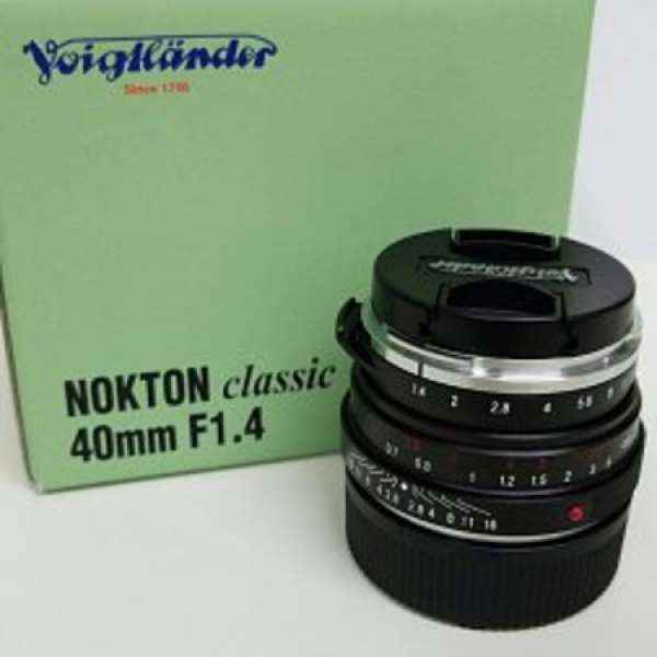 Voigtlander Nokton Classic 40mm f/1.4 SC