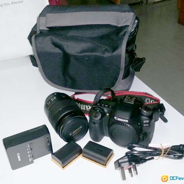 代友出售 Canon EOS 80D+18-135mm USM 16年5月豐澤購入