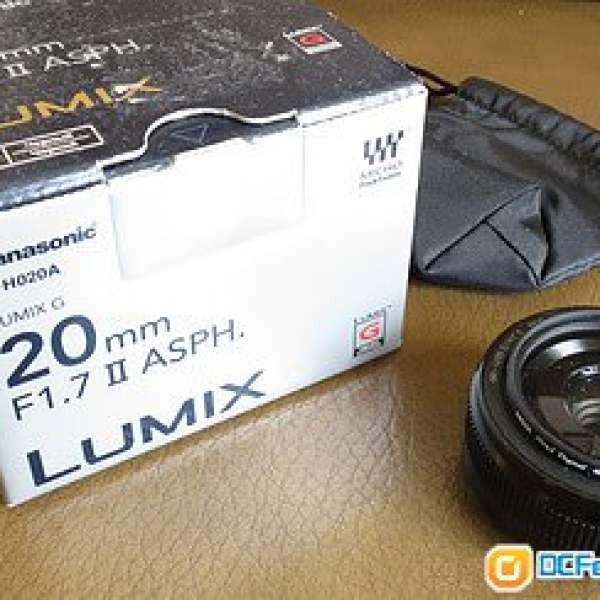 Panasonic Lumix G 20mm / F1.7 II ASPH